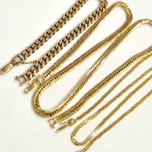 18金（K18）喜平ブレスレット・ネックレス3点|前橋市古市町